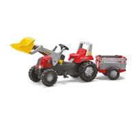 Tracteur à Pédales Rolly Toys avec Remorque rollyJunior RT - Idéal pour Enfants de 3 à 8 Ans