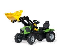 Tracteur À Pédales - Rolly Toys - Farmtrac Deutz-Fahr 5120 - Pelle avant et pneus gonflables