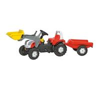 Rolly Toys Tracteur A Pedales + Remorque Rollykid Steyr 6165 Cvt