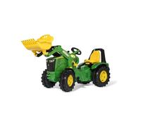 Tracteur à pédales Rolly Toys X-Trac Premium John Deere 8400R - Vert - Pour enfants de 3 à 10 ans