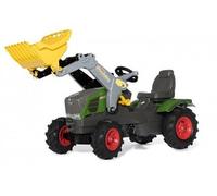 Rolly Toys Tracteur à pédales Rollyfarmtrac Fendt 211 Vario avec pelle avant et pneus souples