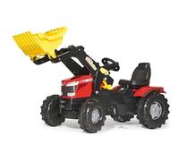 Rolly Toys - 61 113 3 - Tracteur À Pédales - Rollyfarmtrac Massey Ferguson + Pelle Avant
