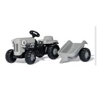 Tracteur à pédales RollyKid Little Grey Fergie avec remorque grise - ROLLY TOYS - Pour enfants à partir de 2 ans