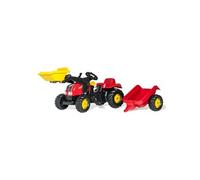 Rolly Toys - 02 312 7 - Tracteur À Pédales - Rollykid-x + Remorque + Pelle Avant