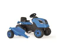 Tracteur à pédales Smoby avec remorque détachable