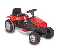 Tracteur à pédales Strong Bull Rouge 6V pour Enfants