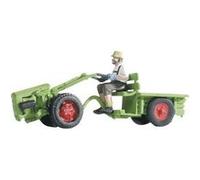Noch Modélisme ferroviaire 16750 H0 – Motoculteur avec figurine, tracteur à un essieu
