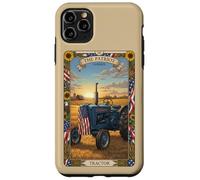 Tracteur agricole Farmer Drapeau américain Vintage Patriotique Coque pour iPhone 11 Pro Max