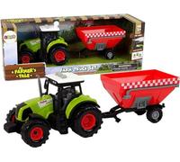 Tracteur agricole Remorque céréalière amovible Son vert