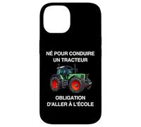 Tracteur Agriculteur Fermier Paysan École Enfants Cadeau Coque pour iPhone 14