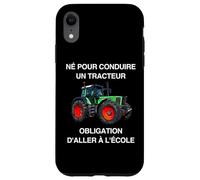 Tracteur Agriculteur Fermier Paysan École Enfants Cadeau Coque pour iPhone XR