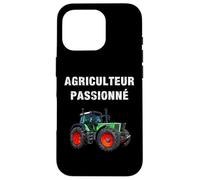 Tracteur Agriculteur Passionné Fermier Agriculture Paysan Coque pour iPhone 16 Pro