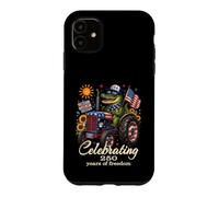 Tracteur Alligator pour célébrer Le 250e Anniversaire des États-Unis Coque pour iPhone 11
