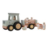 Tracteur avec remorque en bois FSC MULTICOLORE Little Dutch