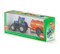 Siku Tracteur 1945 – Réservoir à lisier 1 essieu – 1:50 Métal/Plastique Bleu/Orange