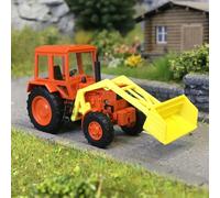 Tracteur, Belarus MTS-82, avec chargeur frontal, godet large - BUSCH 51317 - HO
