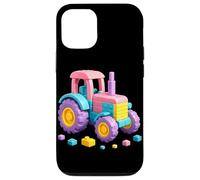 Tracteur Brique Builder Creative Construction Art Jouets Filles Coque pour iPhone 12/12 Pro