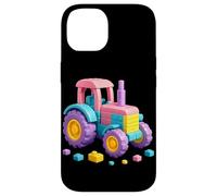 Tracteur Brique Builder Creative Construction Art Jouets Filles Coque pour iPhone 14