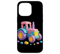 Tracteur Brique Builder Creative Construction Art Jouets Filles Coque pour iPhone 14 Pro Max