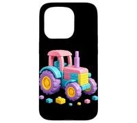 Tracteur Brique Builder Creative Construction Art Jouets Filles Coque pour iPhone 15 Pro