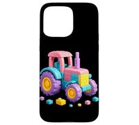 Tracteur Brique Builder Creative Construction Art Jouets Filles Coque pour iPhone 15 Pro Max