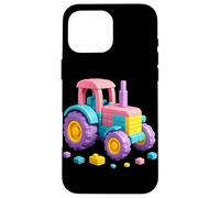 Tracteur Brique Builder Creative Construction Art Jouets Filles Coque pour iPhone 16 Pro Max