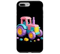 Tracteur Brique Builder Creative Construction Art Jouets Filles Coque pour iPhone 7 Plus/8 Plus