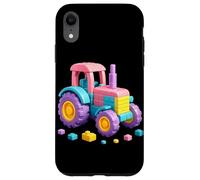 Tracteur Brique Builder Creative Construction Art Jouets Filles Coque pour iPhone XR