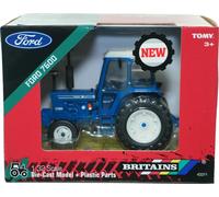 Tracteur britannique TOMY Ford 7600 sur jumeaux 43371