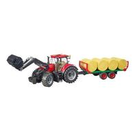 Bruder Modèle réduit de voiture Case IH Optum 300CVX avec chargeur frontal