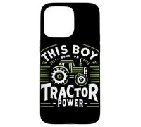 Tracteur Ce garçon Court sur Tractor Power Farmer Coque pour iPhone 15 Pro Max