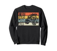 Tracteur C'est dans Mon adn Tractoriste Agriculteur éleveur Sweatshirt