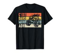 Tracteur C'est dans Mon adn Tractoriste Agriculteur éleveur T-Shirt