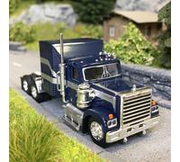 Tracteur Chevrolet Bison, bleu foncé / argent, 1980 - BREKINA 85785 - HO 1/87