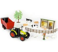Tracteur Claas Celtis 451 Avec Accessoires Et Animaux De La Ferme - 802021