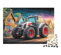 Tracteur dans Le Village 1000 Pièces Puzzle Adultes Style de scène Rurale et Paysanne Coffret Puzzle Carton Solide - Ultra Dur, Top Noté, Activité Maison Tous 52x38cm/1000pcs