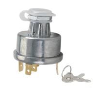 Tracteur de pelleteuse pour interrupteur d'allumage 4 positions pour Lucas 35670 128SA avec 2 clés Construction en métal pour machines agricoles et végétales Tension 12 V/24 V