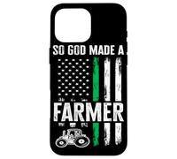 Tracteur Drapeau américain Patriotique So God Made A Farmer Coque pour iPhone 16 Pro Max