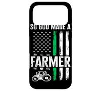 Tracteur Drapeau américain Patriotique So God Made A Farmer Coque pour iPhone 17 Pro Max
