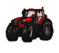 tracteur - Ecusson thermocollant patches appliques, Taille: 8,1 x 5,8 cm