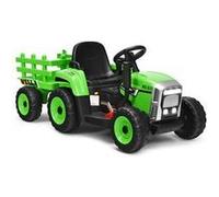 Tracteur electrique avec remorque pour enfants 3 vitesses lumières led fonctions audio usb et bluetooth G