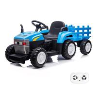 Tracteur Électrique T7 - avec Remorque - 12V Batterie - 2 à 5 ans - Bleu