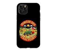Tracteur Enfant Tracteur Vert Jaune Ferme Campagne Animaux Coque pour iPhone 11 Pro