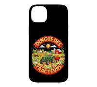 Tracteur Enfant Tracteur Vert Jaune Ferme Campagne Animaux Coque pour iPhone 14 Plus
