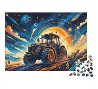Tracteur Espace 1000 Pièces Mini Puzzle pour Adultes | 52x38cm Carton, Décoration de la maison, Coupe précise, Cadeau de rassemblement, Formation de concentration