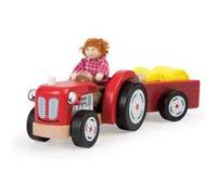 Tracteur et remorque avec foin G