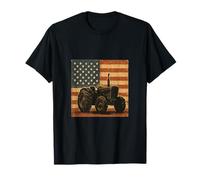 Tracteur Farmer Rustic Patriot USA T-Shirt