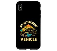 Tracteur Farmer Vacation My Retirement Vehicle Retired Dad Coque pour iPhone XS Max