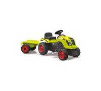 SMOBY CLAAS Tracteur à pédales Farmer XL + Remorque