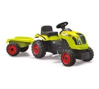 SMOBY CLAAS Tracteur à pédales Farmer XL + Remorque